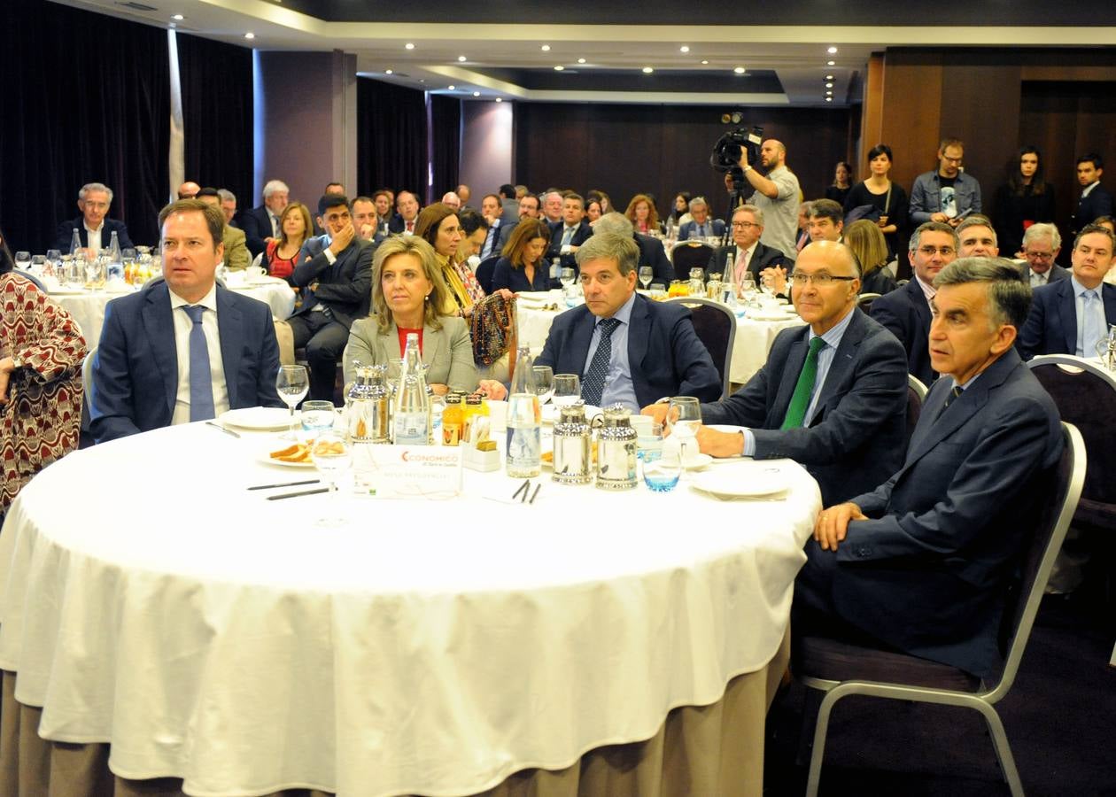 La exministra Pilar del Castillo, en el Foro Económico de El Norte