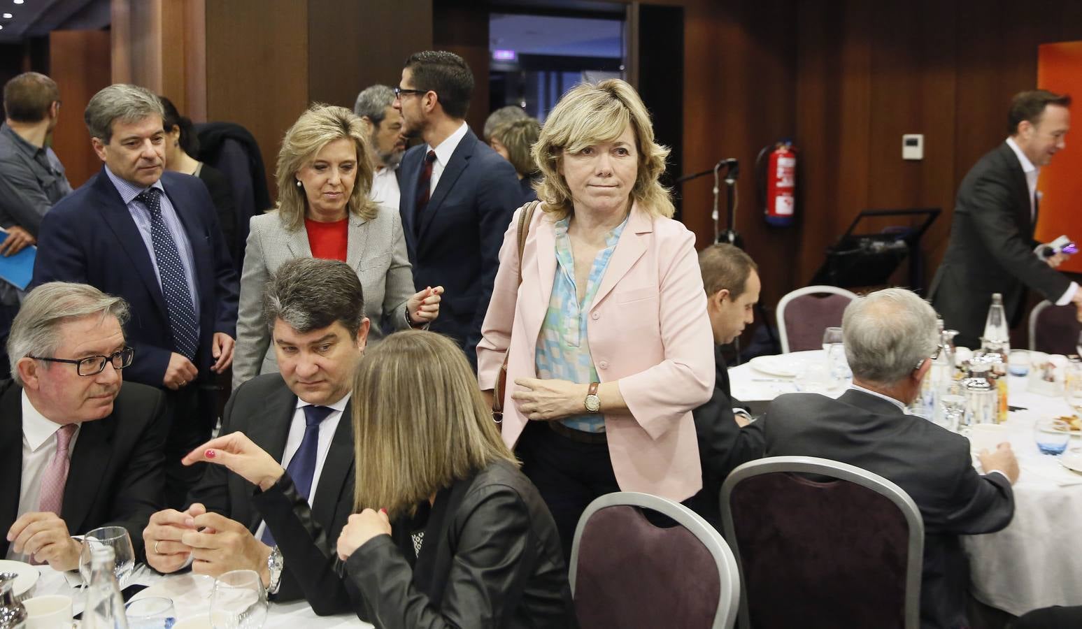 La exministra Pilar del Castillo, en el Foro Económico de El Norte