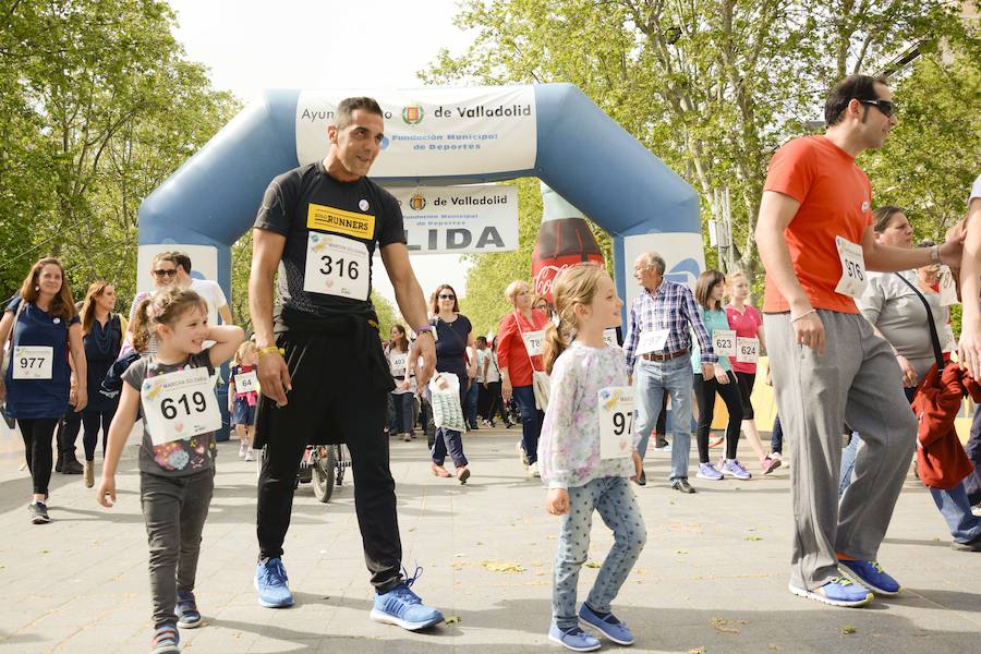Marcha solidaria 'Menudos corazones' en Valladolid