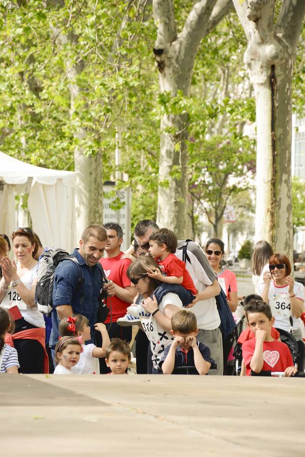 Marcha solidaria 'Menudos corazones' en Valladolid