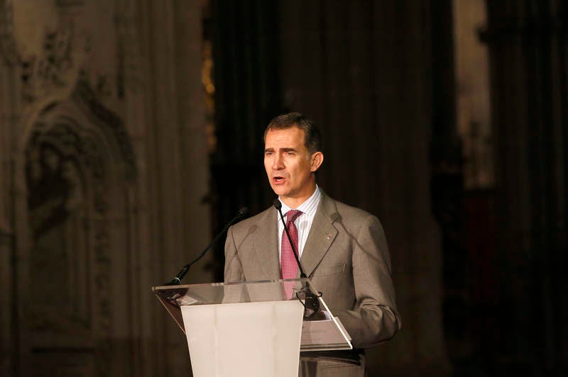 Los Reyes entregan en Palencia los Premios Nacionales de Cultura (2/3)