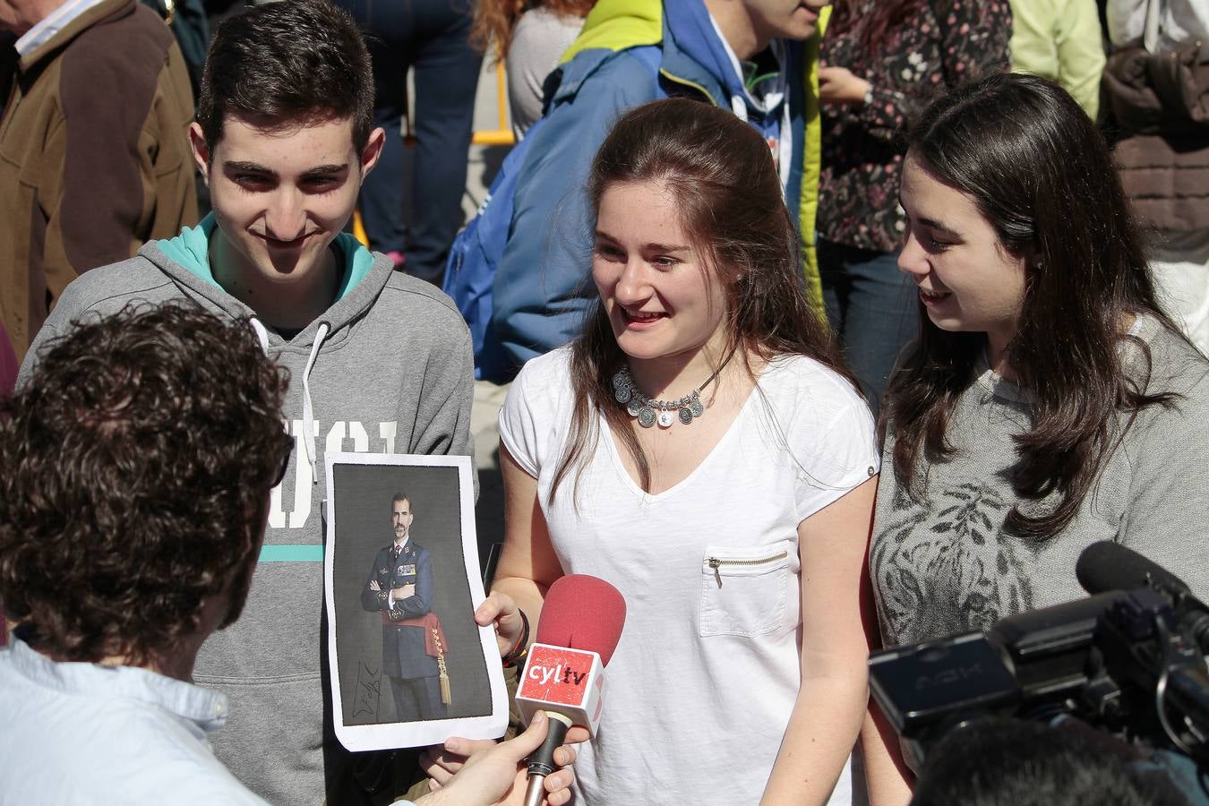 Los Reyes entregan en Palencia los Premios Nacionales de Cultura (1/3)