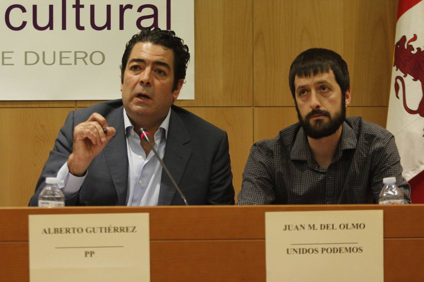 Los candidatos al Congreso por Valladolid participan en un debate en Laguna de Duero