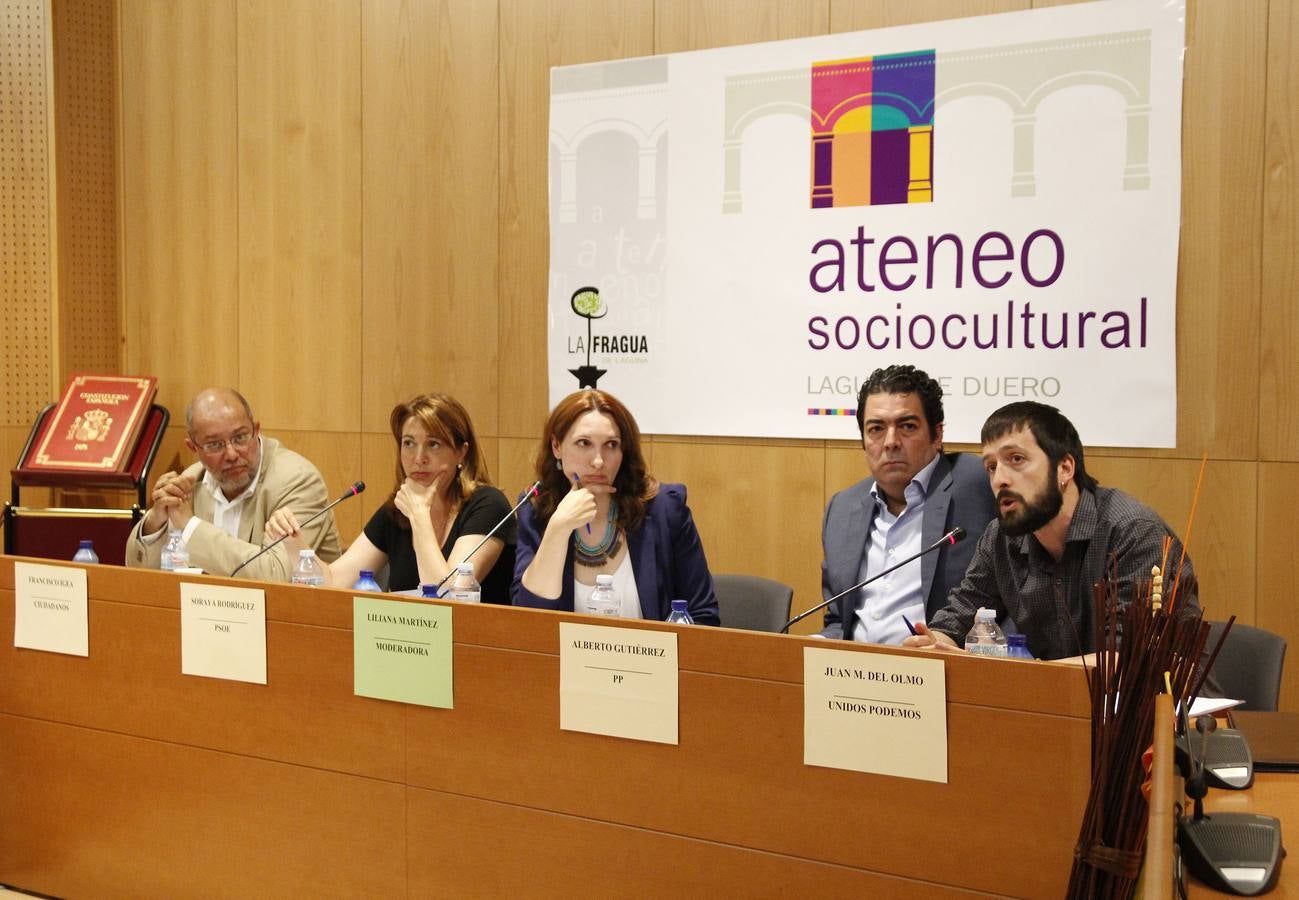Los candidatos al Congreso por Valladolid participan en un debate en Laguna de Duero