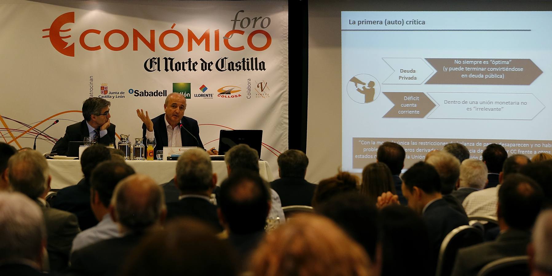 El exministro Miguel Sebastián participa en el Foro Económico de El Norte de Castilla