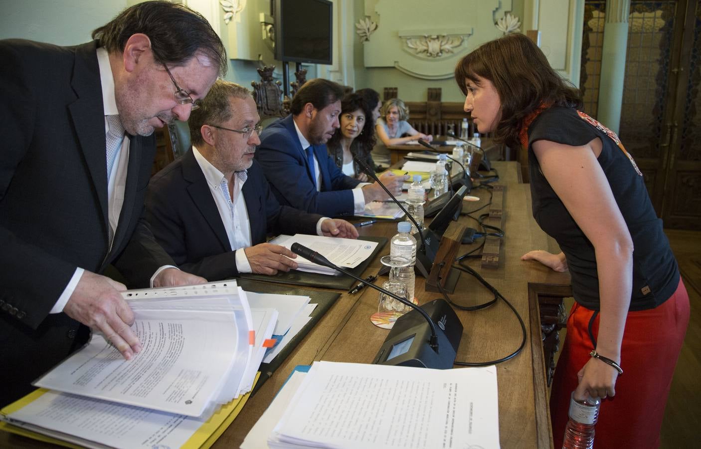 Pleno en el Ayuntamiento de Valladolid