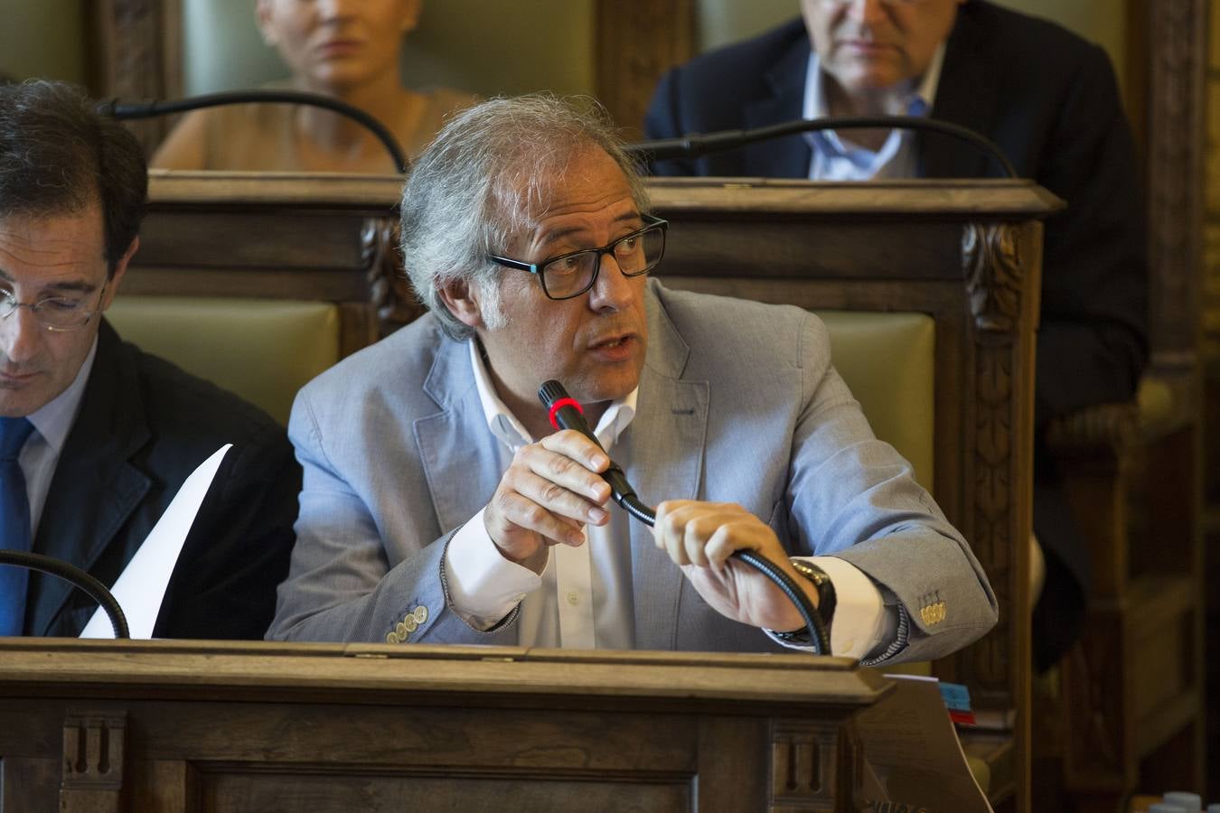 Pleno en el Ayuntamiento de Valladolid