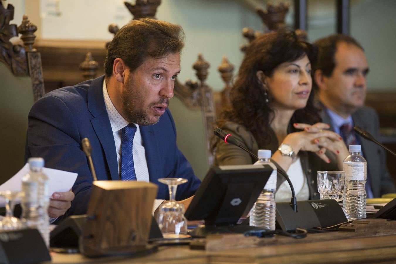 Pleno en el Ayuntamiento de Valladolid