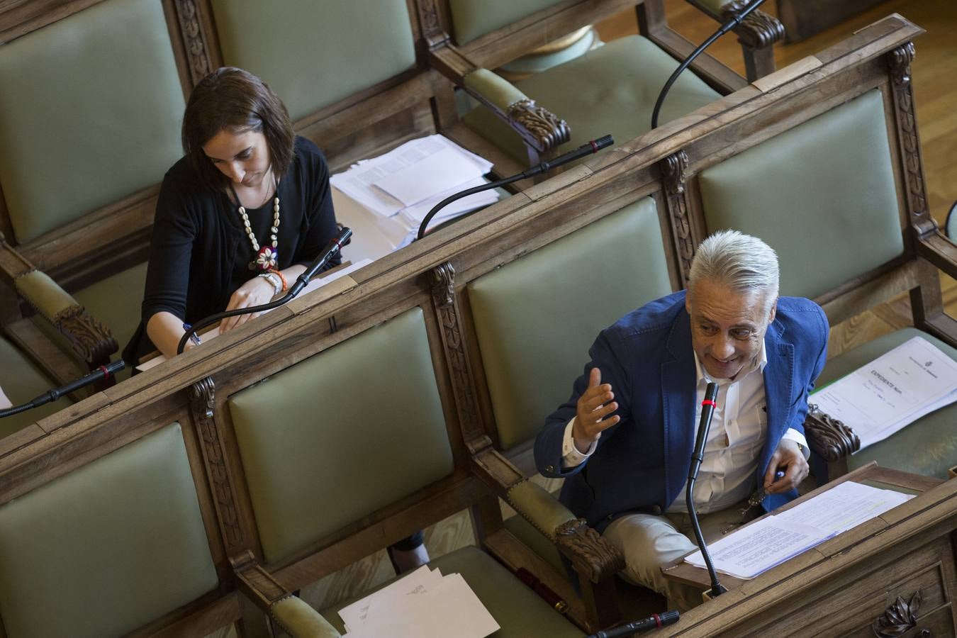 Pleno en el Ayuntamiento de Valladolid