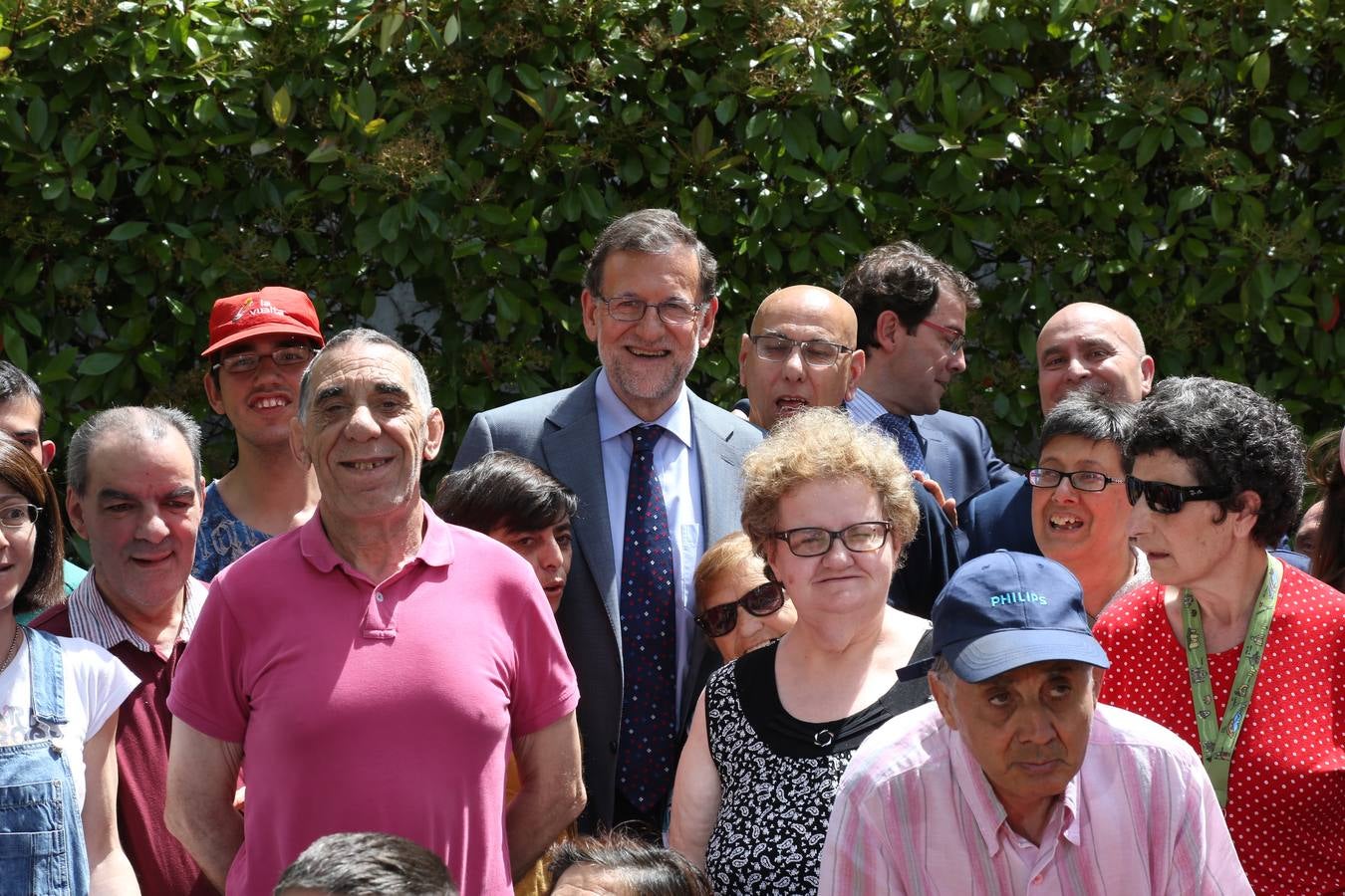 Mariano Rajoy visita la sede de Asprodes en Salamanca