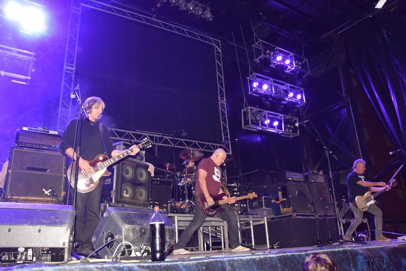 Concierto del grupo Reincidentes en las fiestas de Guardo