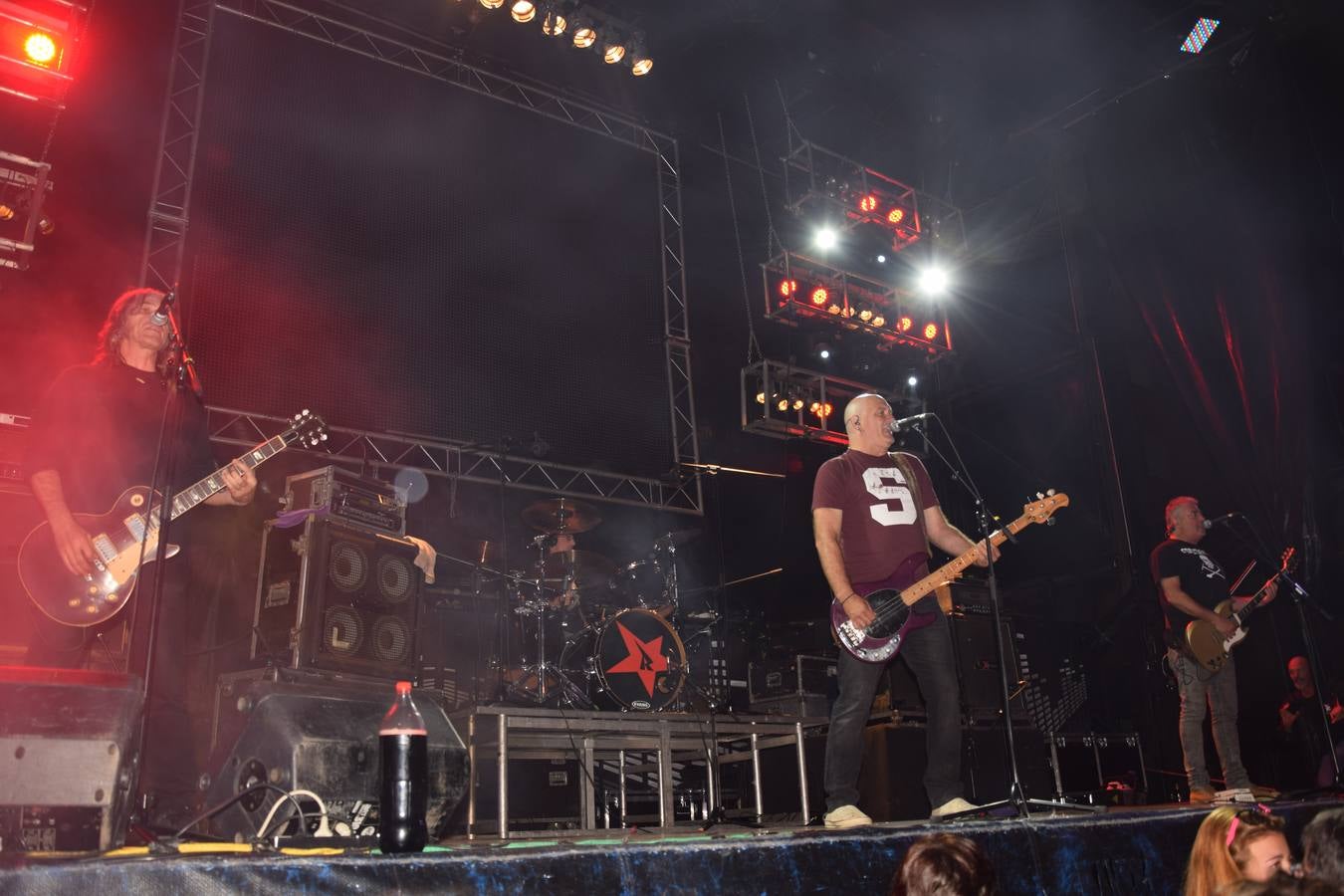 Concierto del grupo Reincidentes en las fiestas de Guardo