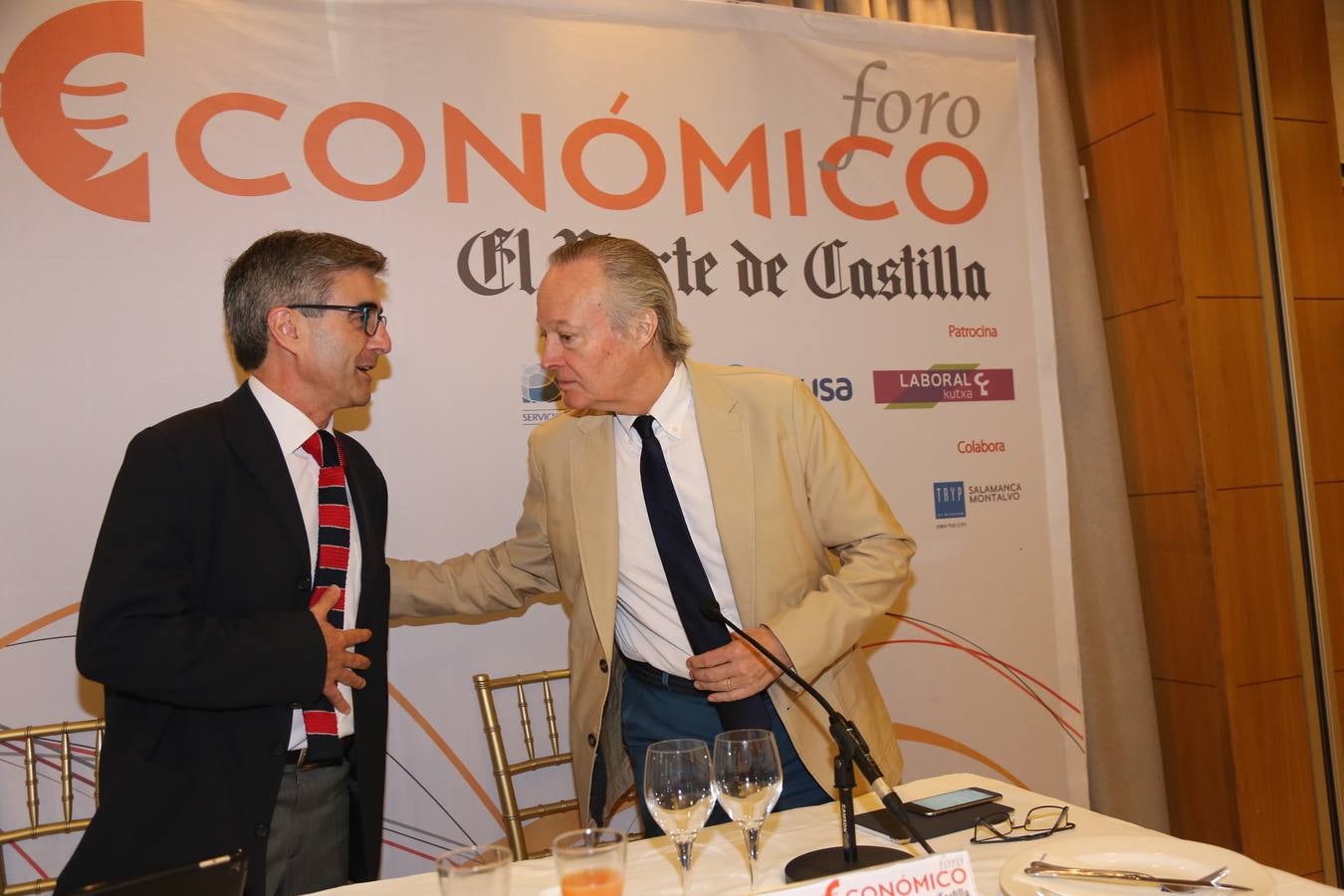 El exministro Josep Piqué en el Foro Económico de El Norte de Castilla en Salamanca