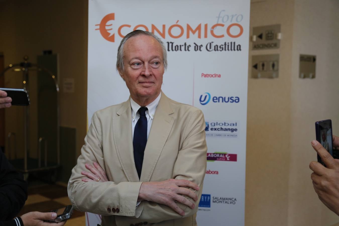 El exministro Josep Piqué en el Foro Económico de El Norte de Castilla en Salamanca