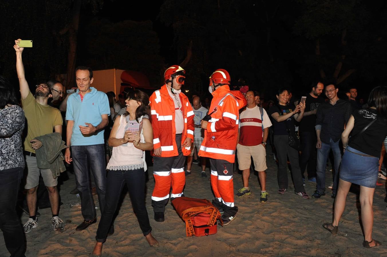 Noche de San Juan en la playa de Las Moreras de Valladolid (3/3)