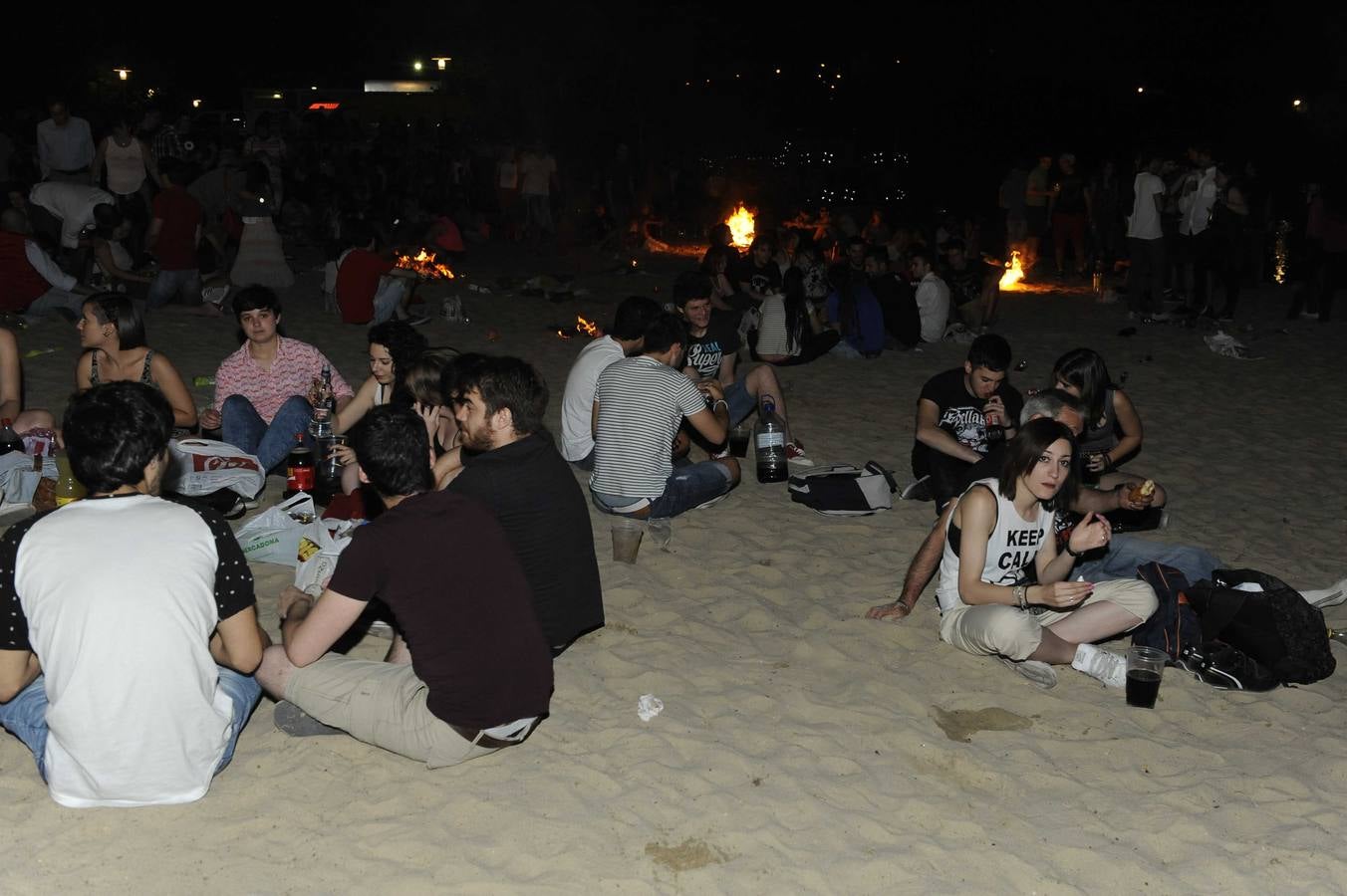 Noche de San Juan en la playa de Las Moreras de Valladolid (3/3)