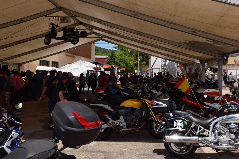 Concentración motera Lechazos en Guardo