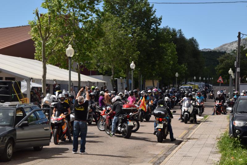 Concentración motera Lechazos en Guardo