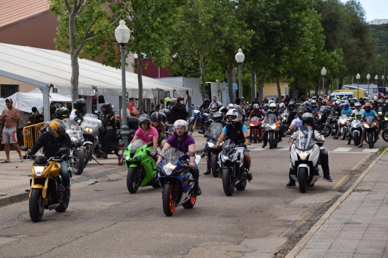 Concentración motera Lechazos en Guardo