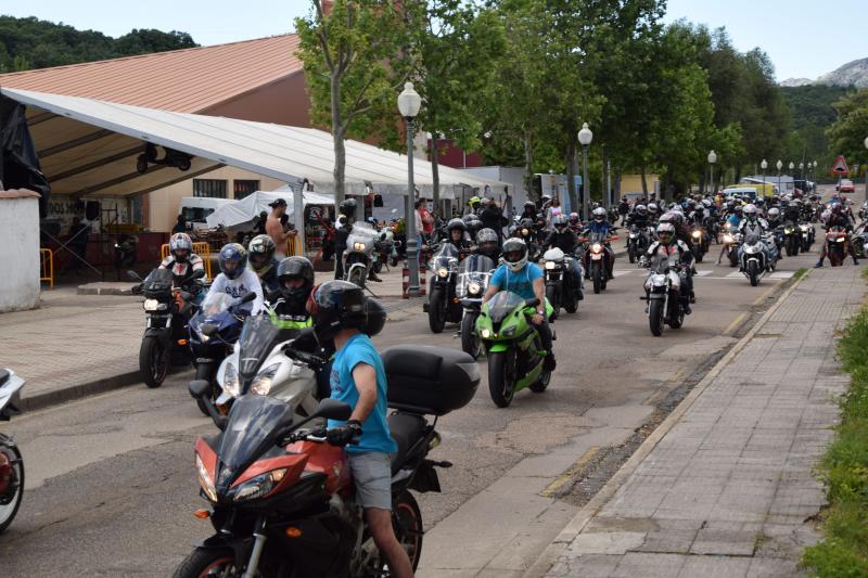 Concentración motera Lechazos en Guardo