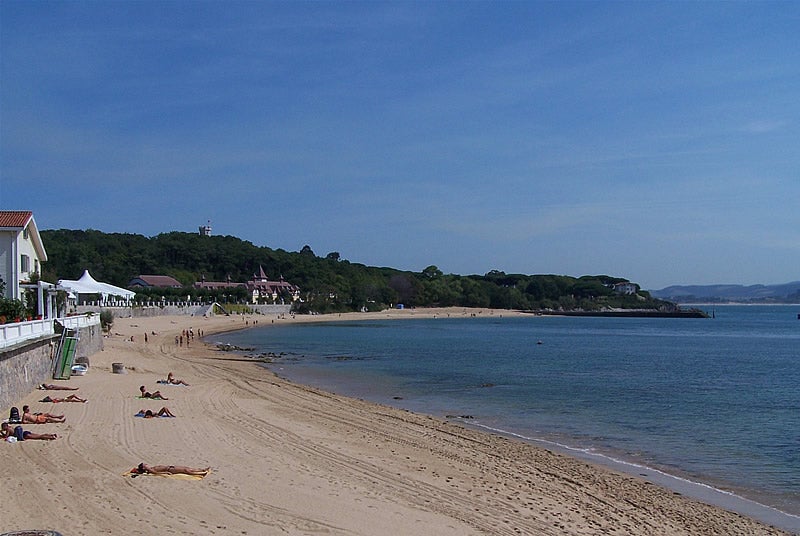 Playa de La Magdalena en Santander.