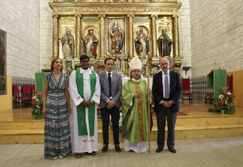 Renovado retablo mayor en Matapozuelos