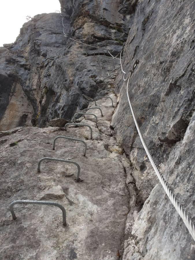 Puentes sobre el Cares en la via Ferrata