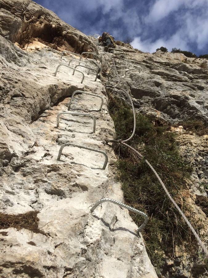 Puentes sobre el Cares en la via Ferrata