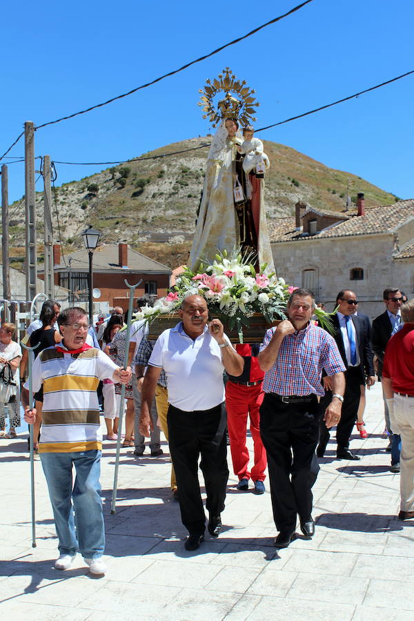 Festividad de la Virgen del Carmen en Cevico Navero (Palencia)
