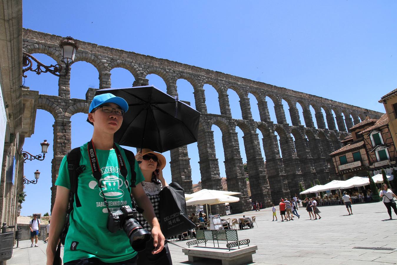 Continúa la ola de calor en Segovia