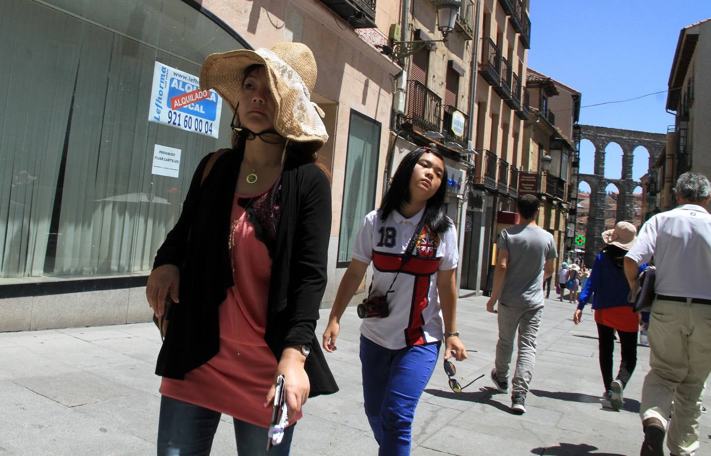 Continúa la ola de calor en Segovia