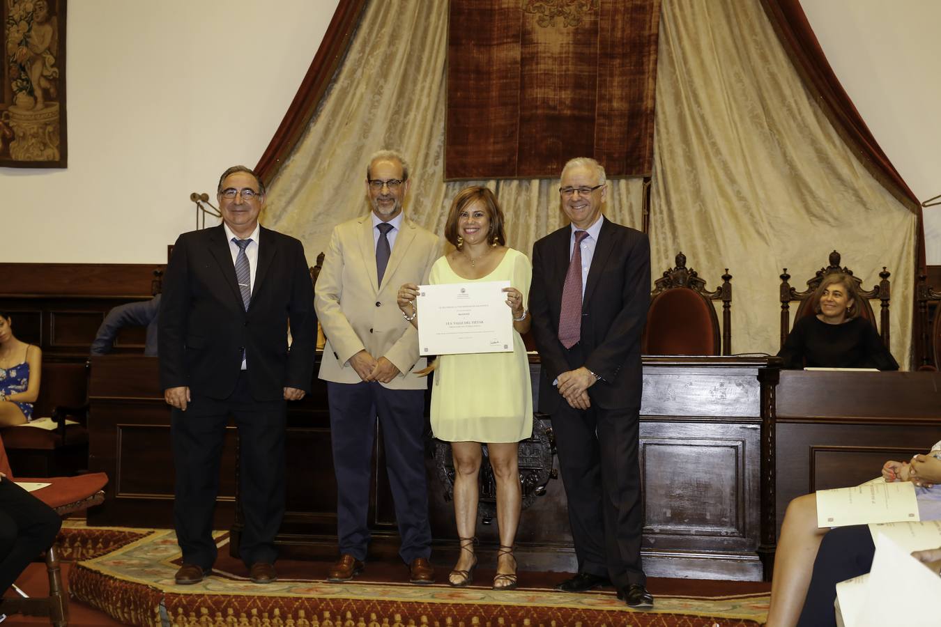 La Universidad de Salamanca premia a los mejores alumnos en la Selectividad