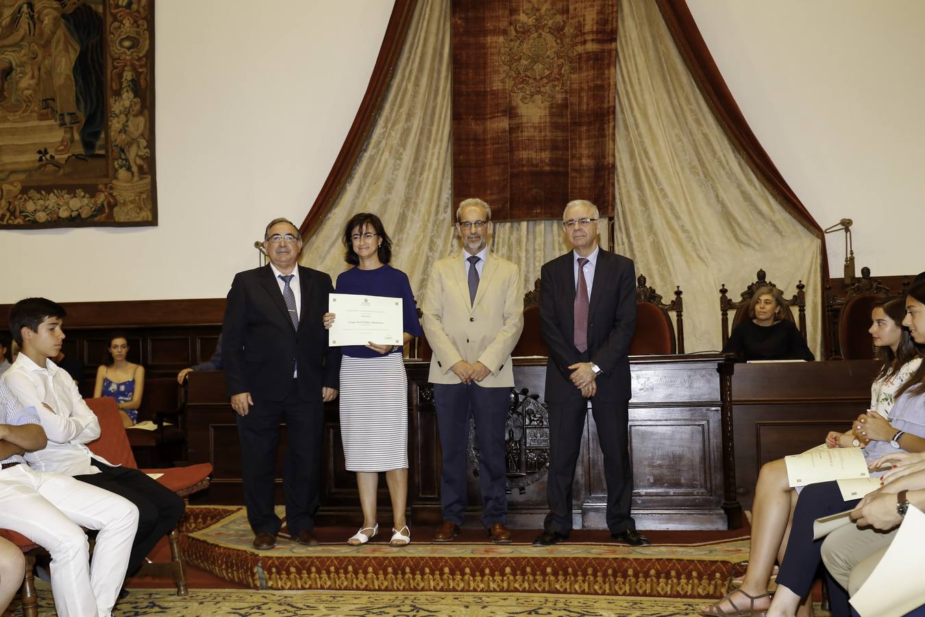 La Universidad de Salamanca premia a los mejores alumnos en la Selectividad