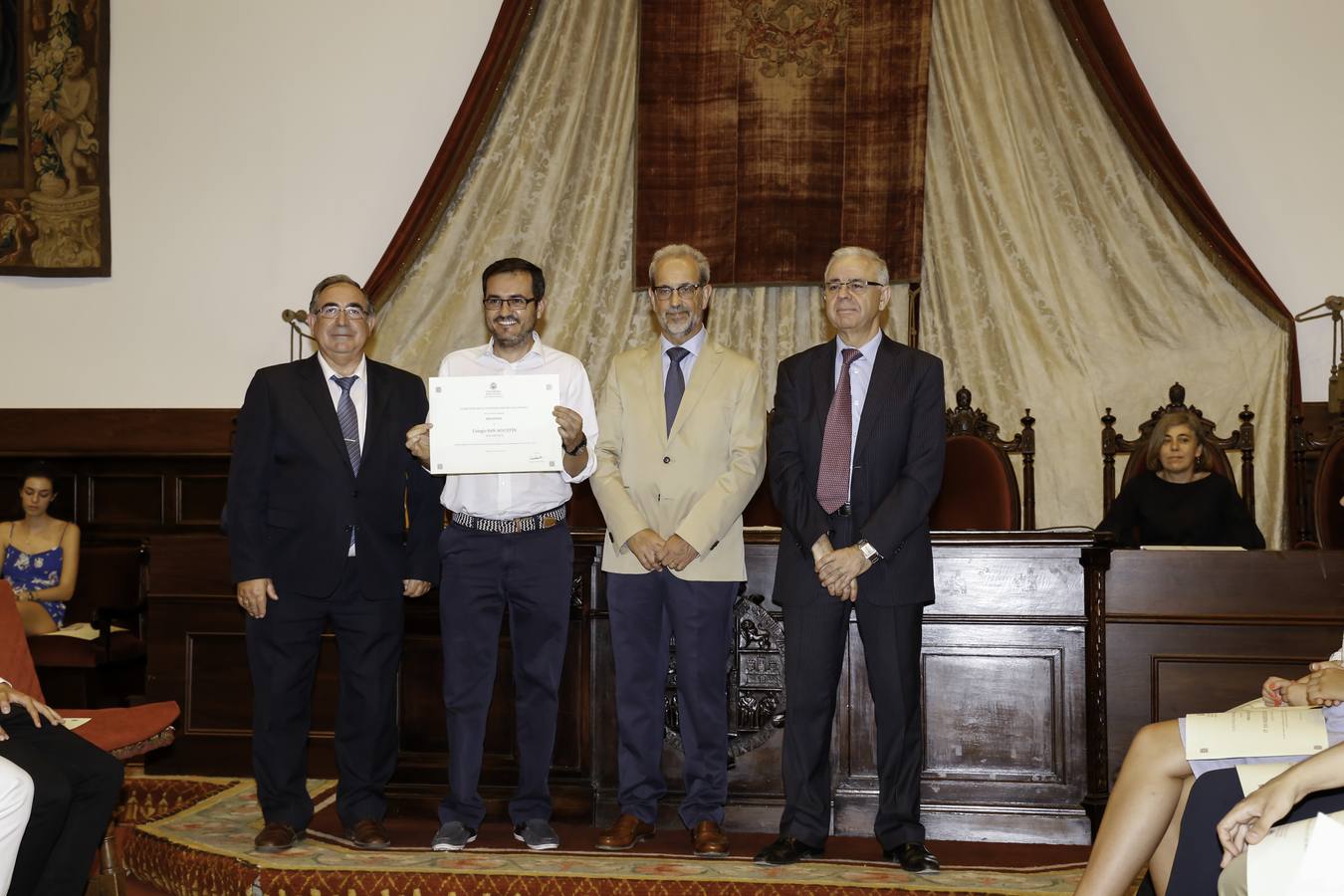 La Universidad de Salamanca premia a los mejores alumnos en la Selectividad