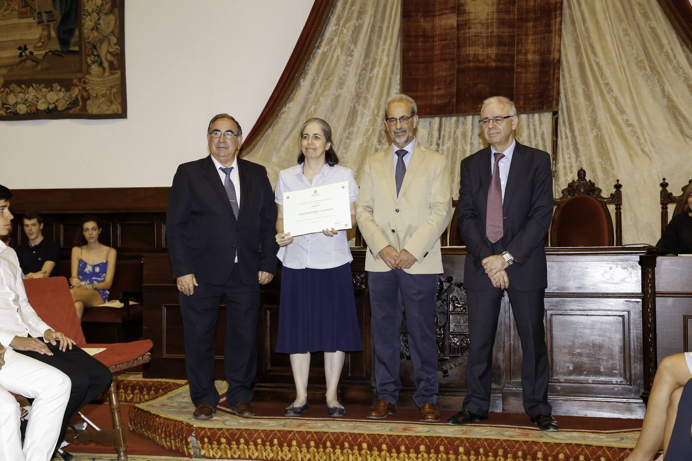 La Universidad de Salamanca premia a los mejores alumnos en la Selectividad