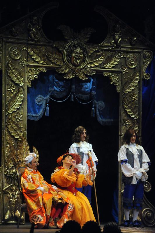 Representación de la obra El burgués gentilhombre en el festival de Teatro Clásico de Olmedo