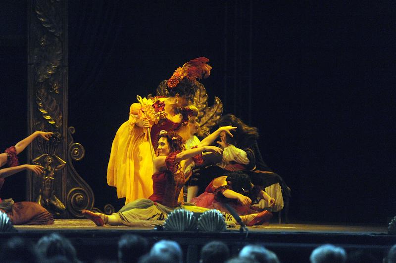 Representación de la obra El burgués gentilhombre en el festival de Teatro Clásico de Olmedo