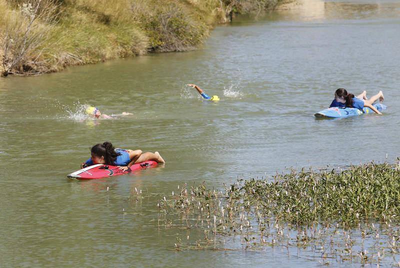 II Travesia a nado en el Canal de Castilla y Casas del Rey en Paredes de Nava