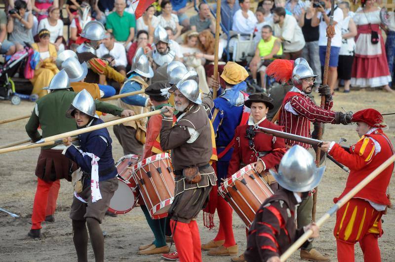 Recreaciones históricas en la Feria Renancentista de Medina