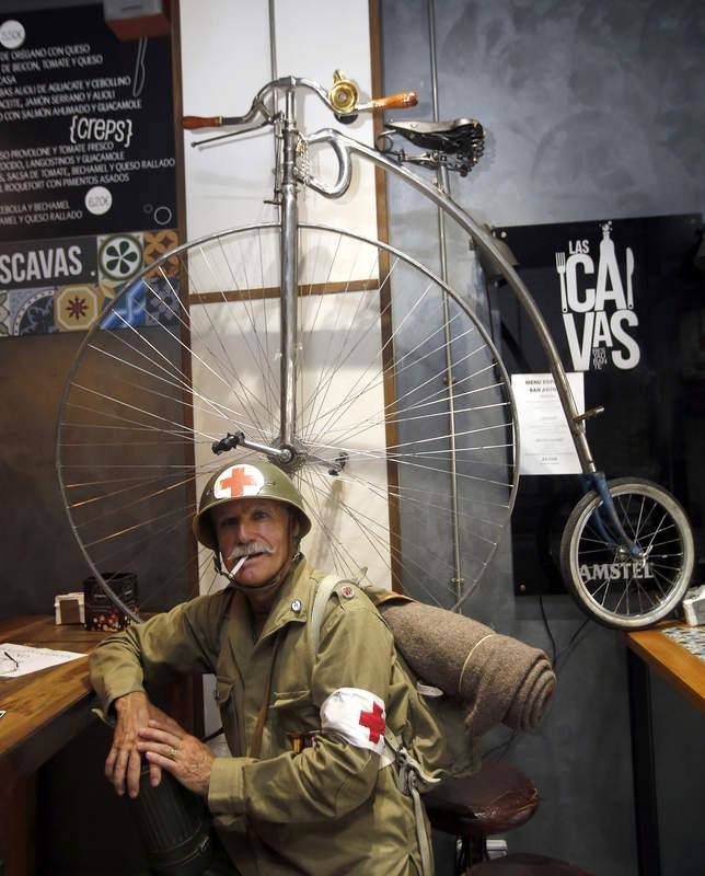 VII encuentro de bicicletas clásicas por Palencia