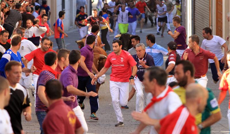 Primer encierro en Cuellar (Segovia)