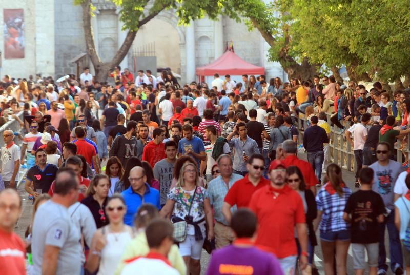 Primer encierro en Cuellar (Segovia)