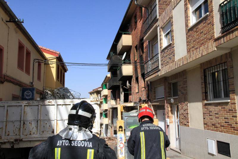 Explosión en la Calle Coca de Segovia
