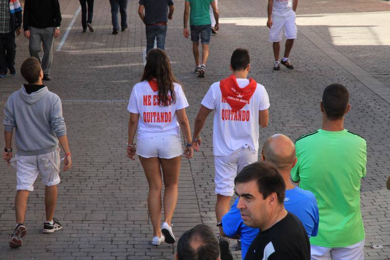 Segundo encierro en las fiestas de Cuellar