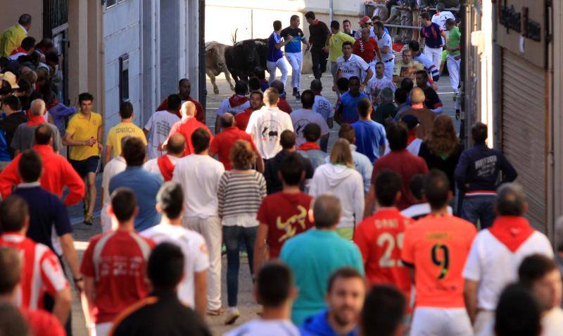 Tercer encierro en las fiestas de la Virgen del Rosario en Cuéllar