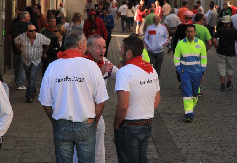 Tercer encierro en las fiestas de la Virgen del Rosario en Cuéllar