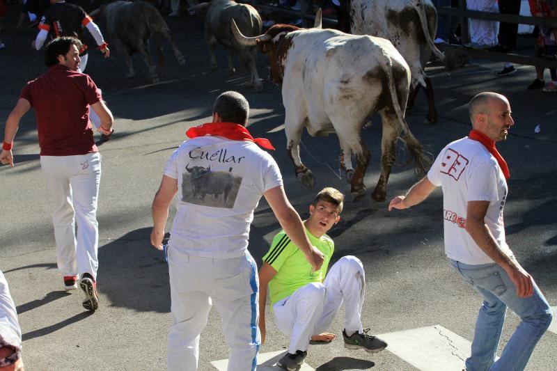 Tercer encierro en las fiestas de la Virgen del Rosario en Cuéllar