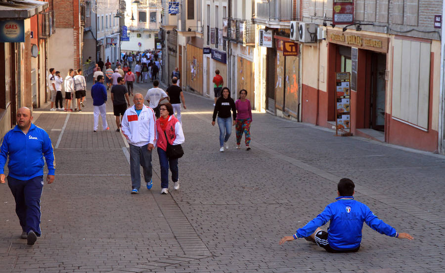 Cuarto encierro en las fiestas de Cuéllar