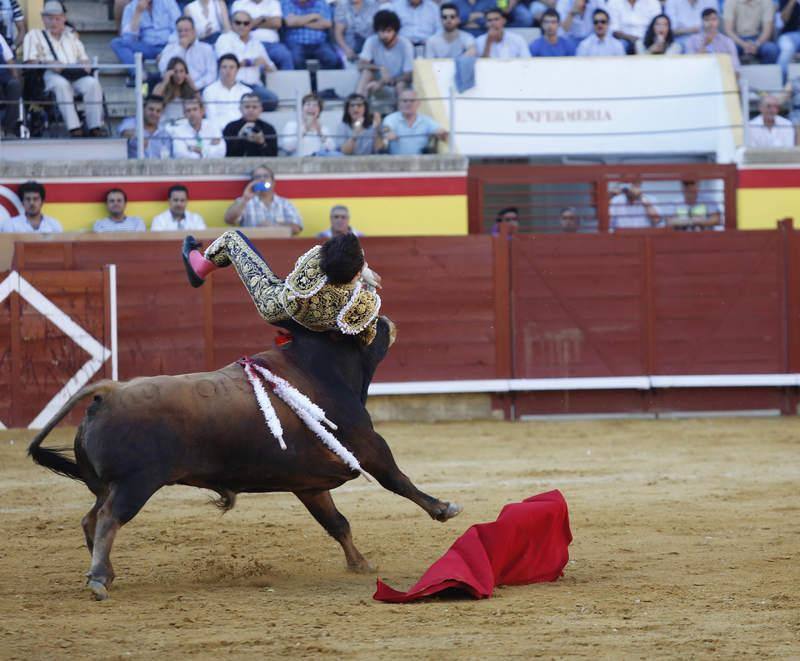 Cogida a Roca Rey en Palencia