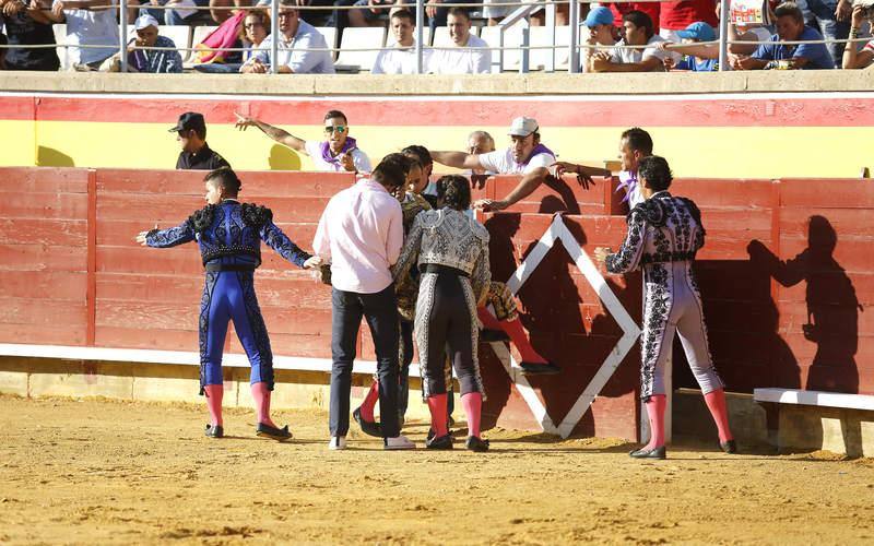 Cogida a Roca Rey en Palencia